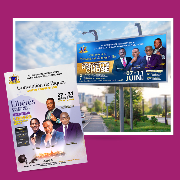 Design de visuels pour Paques