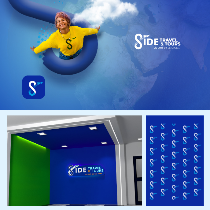 Creation identité visuelle, Side Travel & Tours